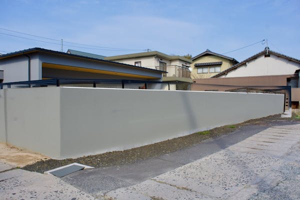 地震対策に！コンクリート塀を地域の助成金で発泡スチロール塀へリフォーム