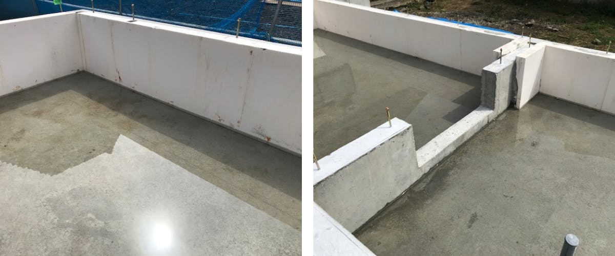 基礎断熱材施工例