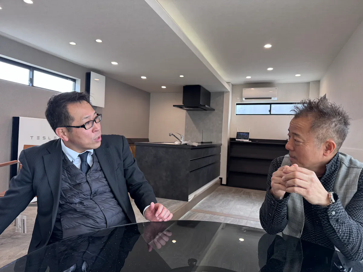 インタビュー風景