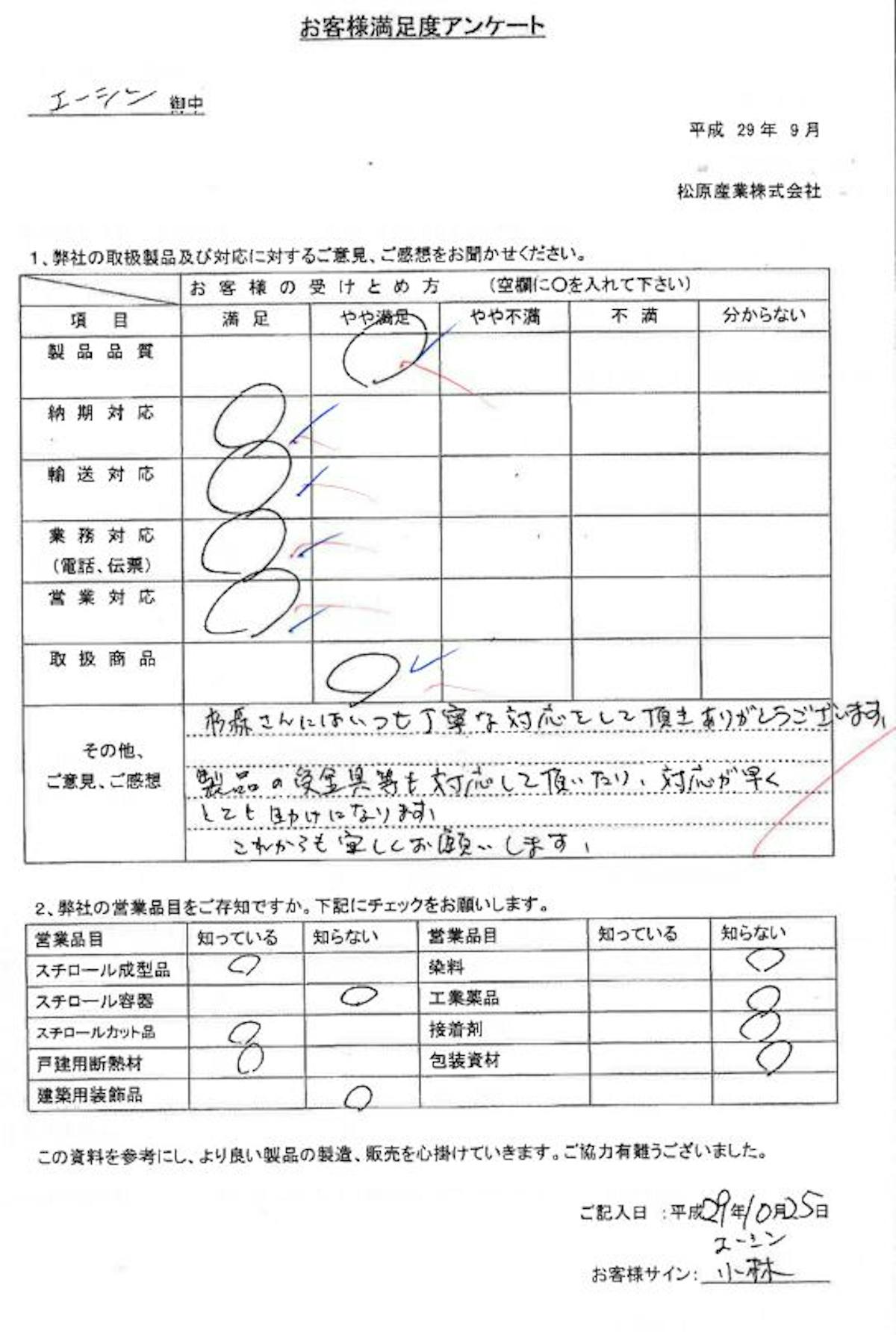 エーシン 小林様